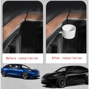Automobile Cana De Apa Titularul Vehicul Cutie De Depozitare Pentru Tesla Model 3 Tesla Model Y Accesorii De Interior