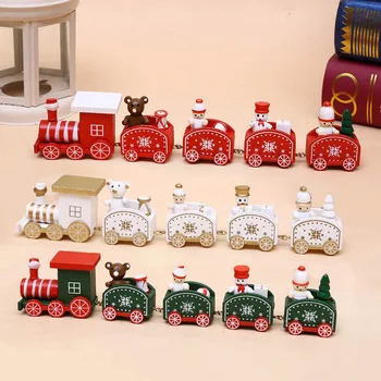 Tren De Crăciun Jucărie Set De Cale Ferată Cale Ferată Cadru Cu Sunet De Lumină Pom De Crăciun Decoruri Copil Jucărie De Anul Nou Cadou De Crăciun