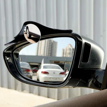 Oglinda auto de Ploaie Spranceana Blind Spot Mirror Oglindă Mici, Rotunde 360 de Grade Parcare Auxiliare Oglindă cu Unghi Larg de Sticlă HD