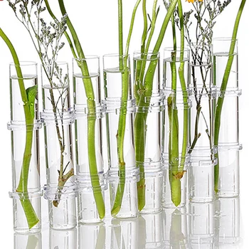 Transparent Vaza De Sticla Moderne Desktop Aranjament Floral Ornament Pentru Casa Dormitor