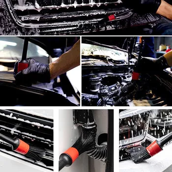 Masina Perii De Curățare Mașină Care Detaliază Set Perie Pentru Hyundai Accesorii Aer Moale Auto Kit De Curățare De Prosop De Baie Pentru Autoturisme