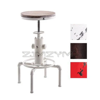 American stil mansardă, lift, bar scaun de agrement Colț de scaun de birou creativ stil industrial hidrant masă rotundă scaun