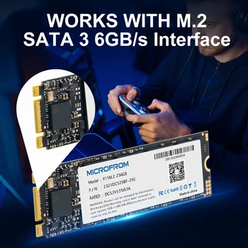 MicroFrom 512GB ssd de 1TB, 2TB M. 2 SATA unitati solid state 2280 SSD pentru Laptop Calculatoare Desktop SATA III 6Gb/s Solid state Drive de Disc Internă SSD