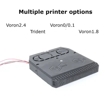 Blurolls Nevermore V5 DUO, Micro Filtru de Carbon activ kit complet Esun ABS+ piese imprimate pentru Voron 2.4 Trident V0.1 imprimantă 3d