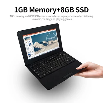 10.1 inch Netbook Ușor Portabil Laptop ACȚIUNI S500 1.5 GHz ARM Cortex-A9/Android 5.1/1G+8G/1024*600 Netbook SUA/UE Plug