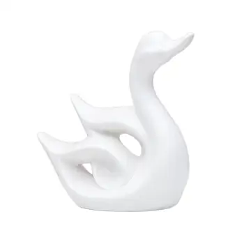 Swan Figurine Swan Ornament Swan Sculptura Decor de Colectare Modern pentru Biblioteca Living Masă Centrală de Admitere Decor
