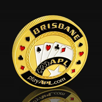 Rafinat Texas Poker Chip De Medalie Comemorativă Decor