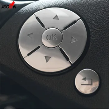 Masina Interior Volan Comutator Buton Trim Acoperire Autocolant Pentru Mercedes-Benz C E S Class W204 W212 W221 GLK X204 C200 C250