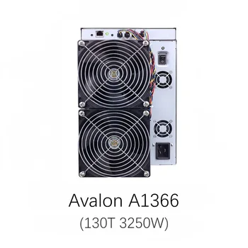 Nou Lansat Canaan AvalonMiner A1366 130/s 3250W Avalon Miner Crypto Bitcoin BTC Mining Machine