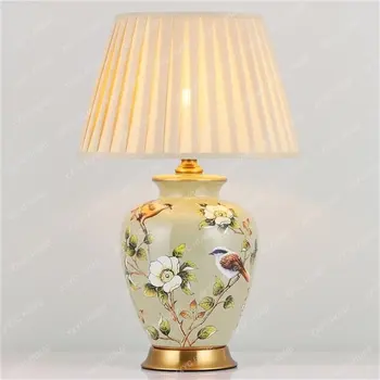 Ceramica de Masă Lampă de Birou de Lux de Lumină cu LED-uri Moderne Model de Design Pentru Casa Dormitor Camera de zi