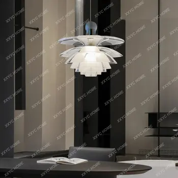 Danemarca PH Septima Pahar de Pin Conuri de Lumina Pandantiv Modern Acrilice Agățat Lămpi pentru Sufragerie, Dormitor Interior Candelabru de Fixare
