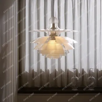 Danemarca PH Septima Pahar de Pin Conuri de Lumina Pandantiv Modern Acrilice Agățat Lămpi pentru Sufragerie, Dormitor Interior Candelabru de Fixare