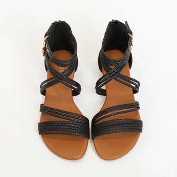 BEYARNE2021 NOI Femeile Plat Sandale Confortabile Pantofi de Plaja